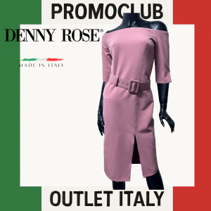 Рокля Denny Rose ,77% полиестер, 20% вискоза, 3% еластан, размер 42, Италия